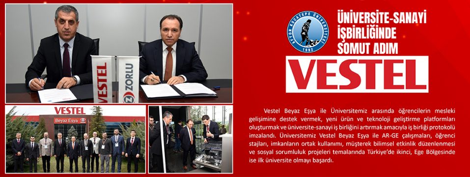 AKÜ ile Vestel Arasında İş Birliği Protokolü İmzalandı